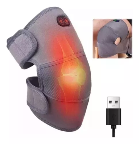 RODILLERA ANGELES DEL HOGAR CALEFACCIÓN COMPRESA CALIENTE USB MASAJE DOLOR - 1