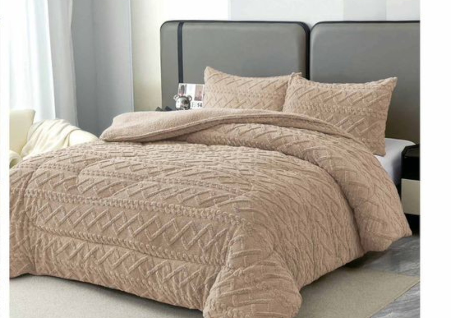 PLUMON DE INVIERNO DIANA TEXTURIZADO 180X230CM - 1