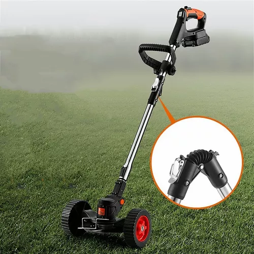 CORTADOR CÉSPED ANGELES DEL HOGAR 450W INALÁMBRICO CON RUEDAS JARDIN - 1