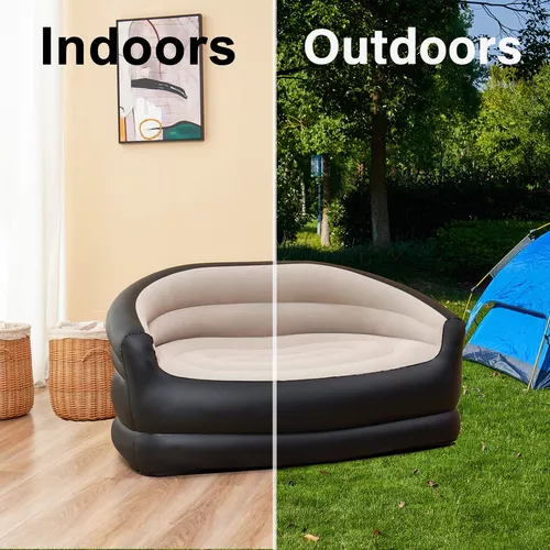 SILLON DE AIRE PUFF INFLABLE PARA INTERIOR O EXTERIOR - 2