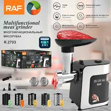 MAQUINA MOLEDORA PICADORA ELECTRICA DE CARNE 10 en 1 Raf 2703 - 1