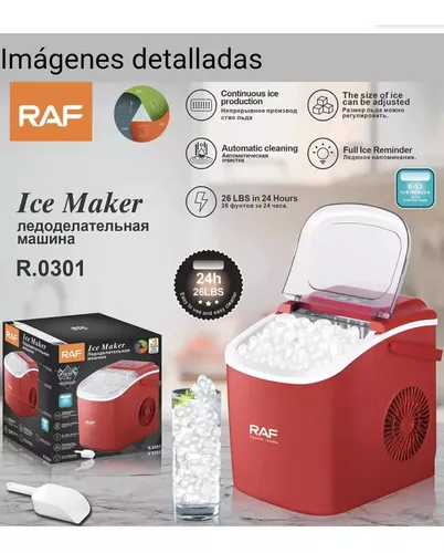 MINI MAQUINA PARA HACER CUBITOS DE HIELO RAF. 0301 95W - 1