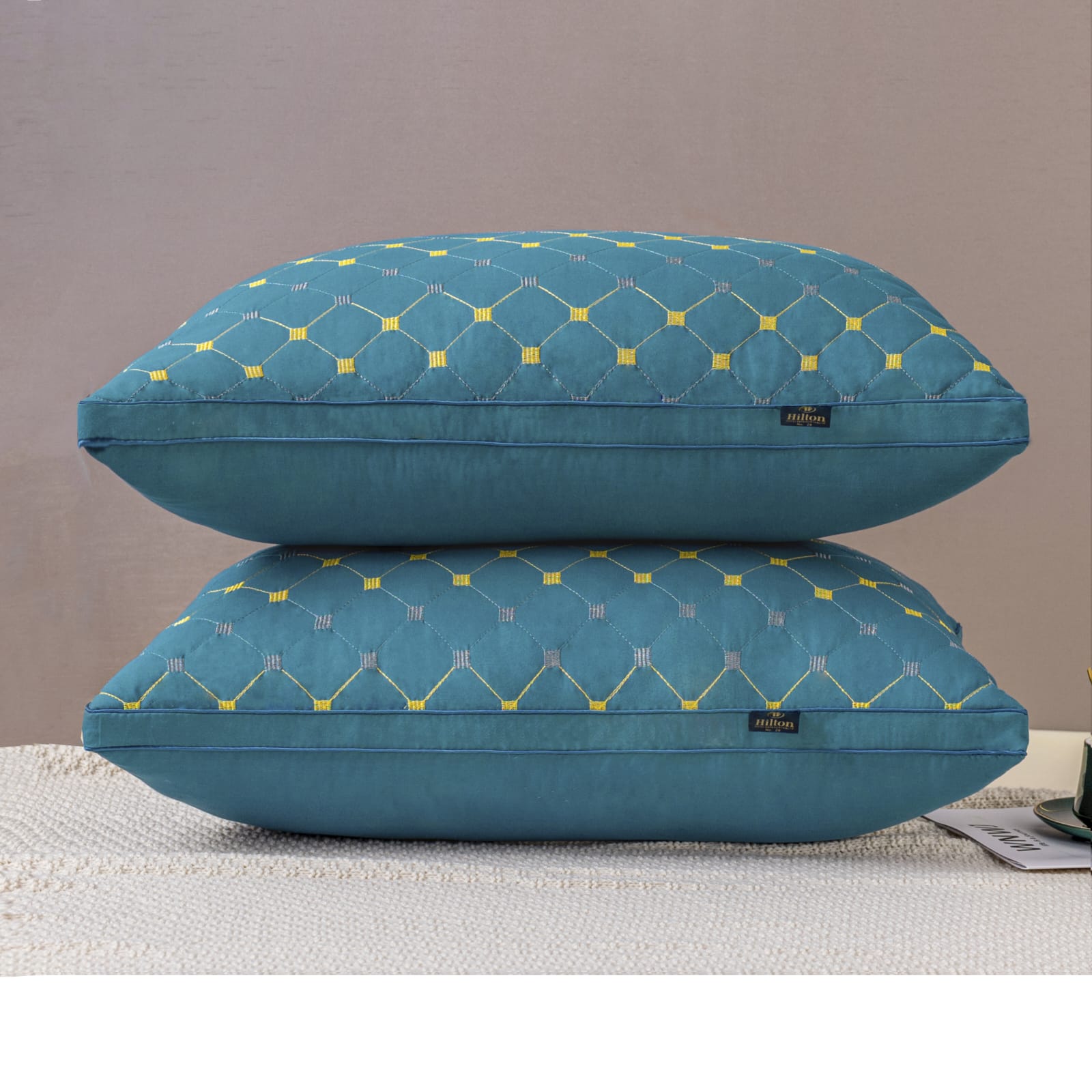 PACK 2 ALMOHADAS RECTANGULAR MICROFIBRA 45X70 CM - 1