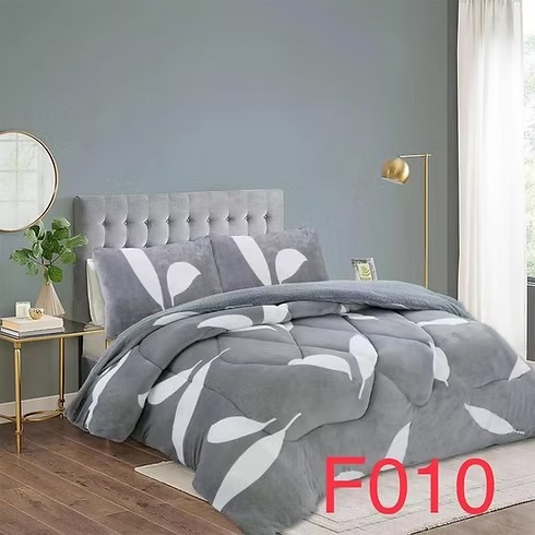 COBERTOR DE INVIERNO PLUSH CON CHIPORRO TAMAÑO KING - 1