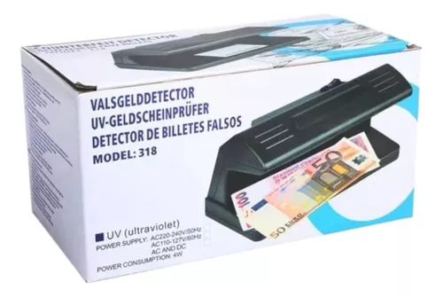 DETECTOR BILLETES FALSOS LUZ ULTRAVIOLETA LINTERNA LUZ LED - 2
