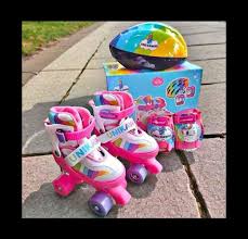 PATÍN PATINES 4 RUEDAS S CON RUEDAS LUMINOSAS UNICORNIO - 1