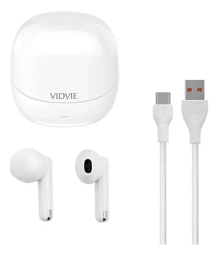 AUDÍFONOS INALÁMBRICOS VIDVIE COLOR BLANCO PREMIUM - 2