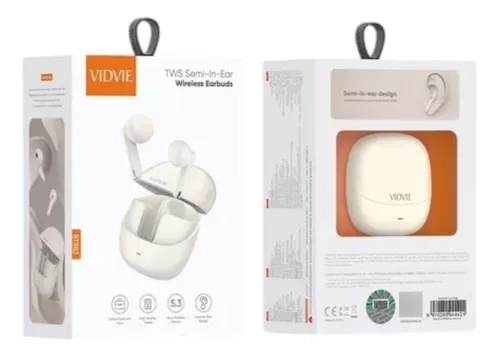 AUDÍFONOS INALÁMBRICOS VIDVIE COLOR BLANCO PREMIUM - 3