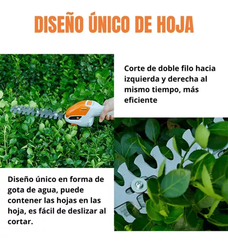 PODADOR CÉSPED ARBUSTOS INALÁMBRICO 2EN1 SL-0121 - 3