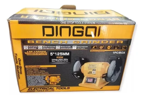 ESMERIL DE BANCO 5 PULGADAS 125 MM/ 200WATTS/ 2950RPM - 2