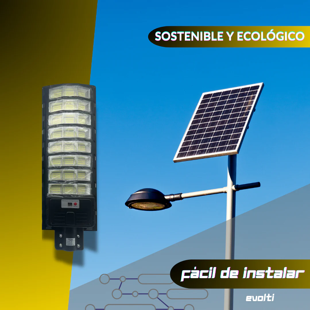 FOCO SOLAR 800W: POTENCIA MÁXIMA PARA ILUMINACIÓN TOTAL - 2