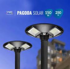 FAROLA SOLAR POTENCIA PARA JARDIN Y EXTERIORES 500W - 2