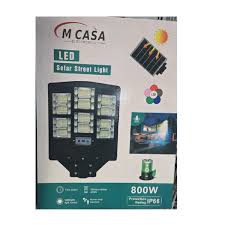 LÁMPARA FAROLA LUZ SOLAR 800W PROTECCION IP66 - 2