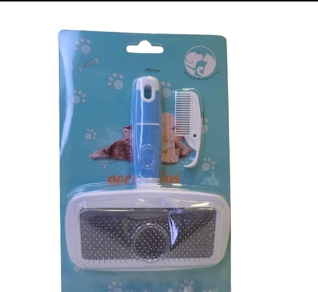 CEPILLO PARA PERROS Y GATOS DE AUTOLIMPIEZA - 2
