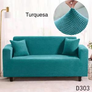 CUBRE SILLON/SOFA 2 CUERPOS ELASTICO ADAPTABLE - 1