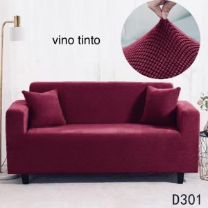 CUBRE SILLON/SOFA 3 CUERPOS ELASTICO ADAPTABLE - 1