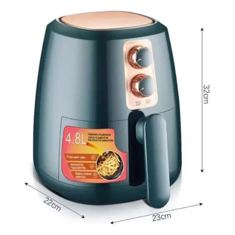 FREIDORA DE AIRE DE 4LITROS 1300W AIR FRYER ELECTRICA RAF - 5332 - 3