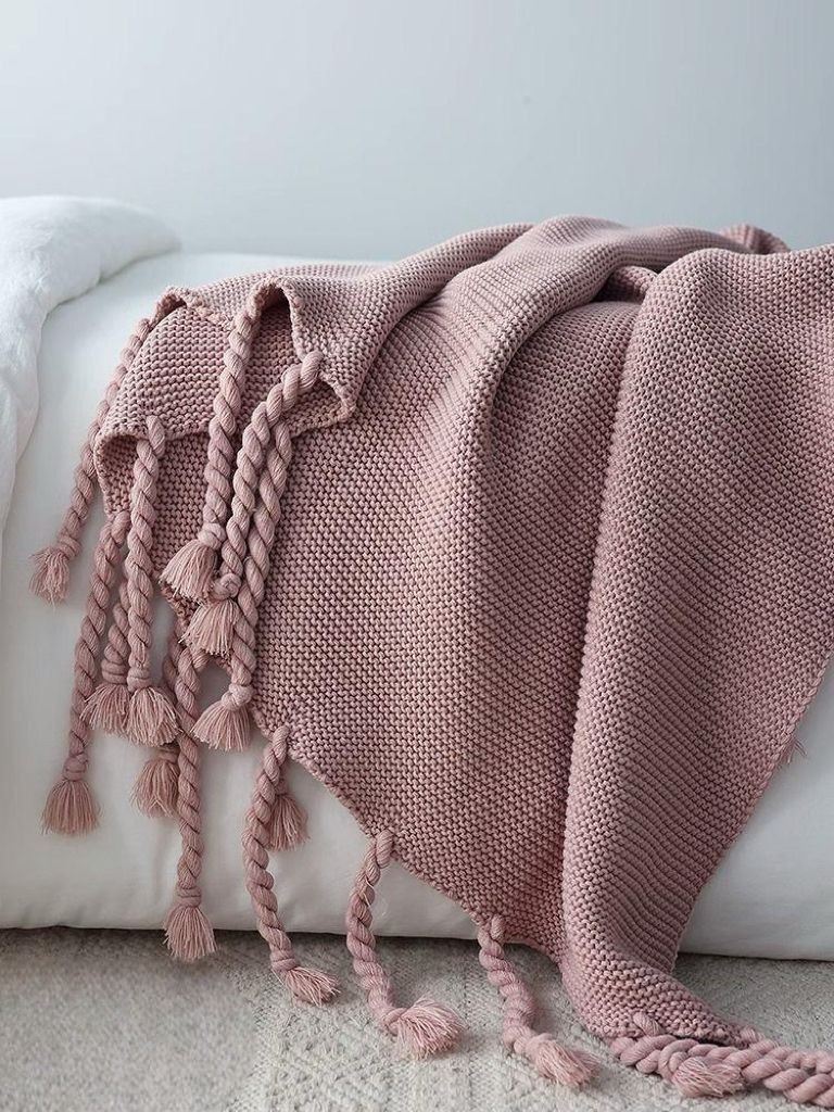 MANTA DE SOFA MINIMALISTA ESTILO BOHO CHIC 130X220 - 1