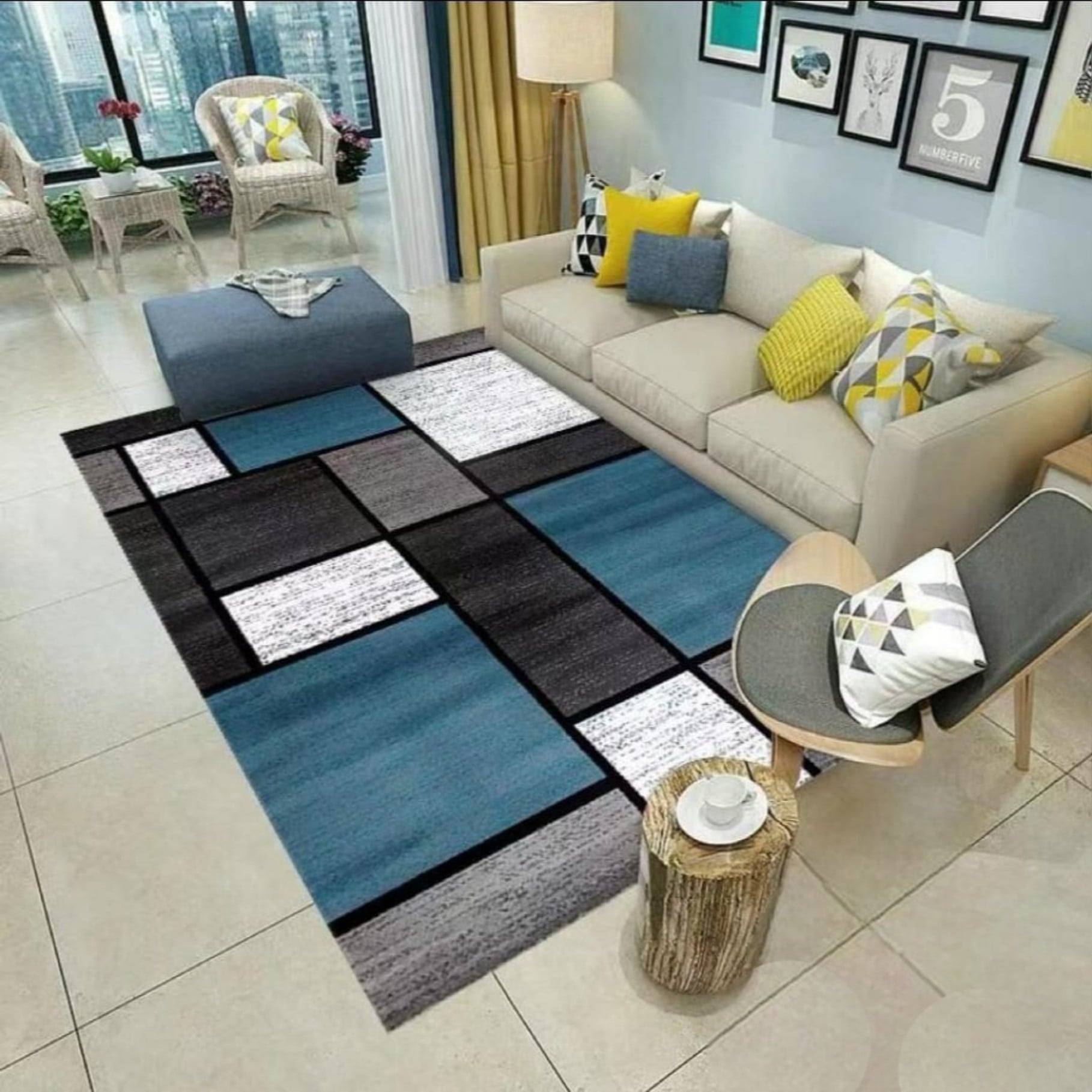 ALFOMBRAS CON DISEÑO 3D 160X200CM - 1