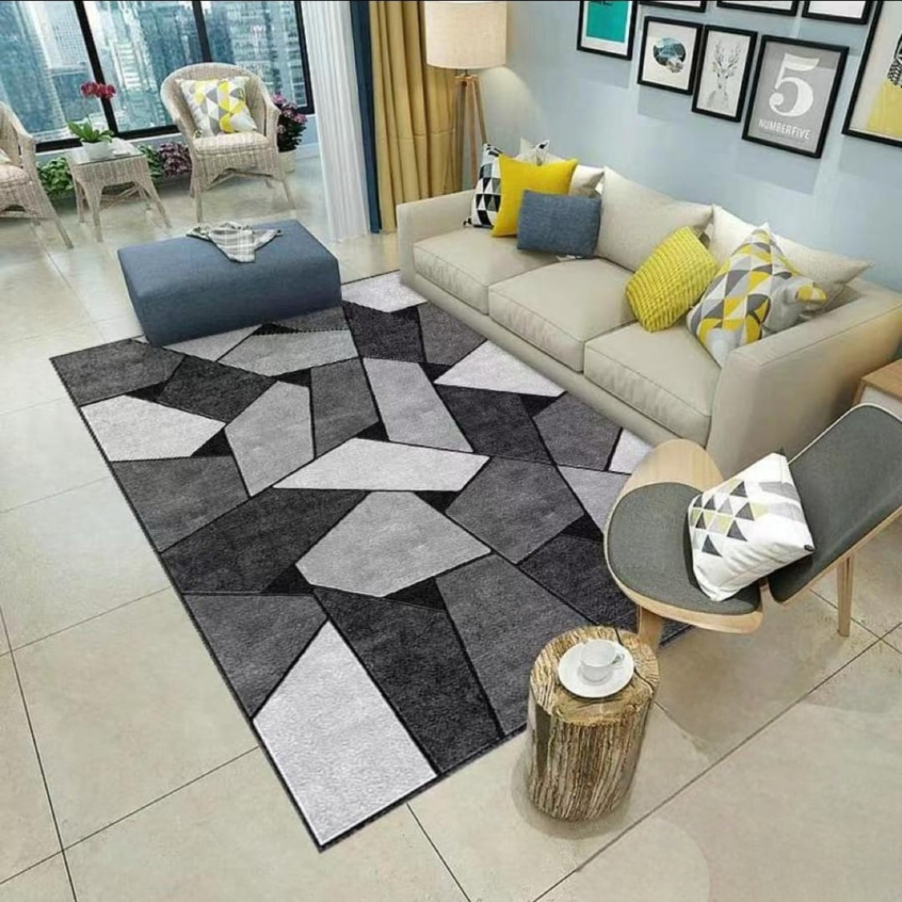 ALFOMBRAS CON DISEÑO 3D 160X200CM - 1