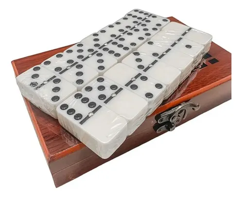 JUEGO DE DOMINÓ GRANDE CON CAJA DE MADERA-FORDEAL - 2