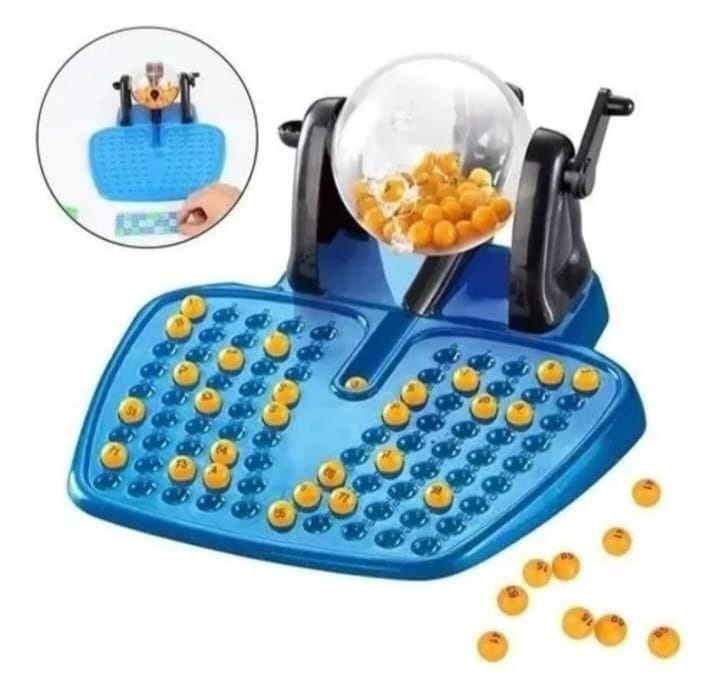 BINGO TOMBOLA TABLERO 90 NUMEROS JUEGO MESA - 1