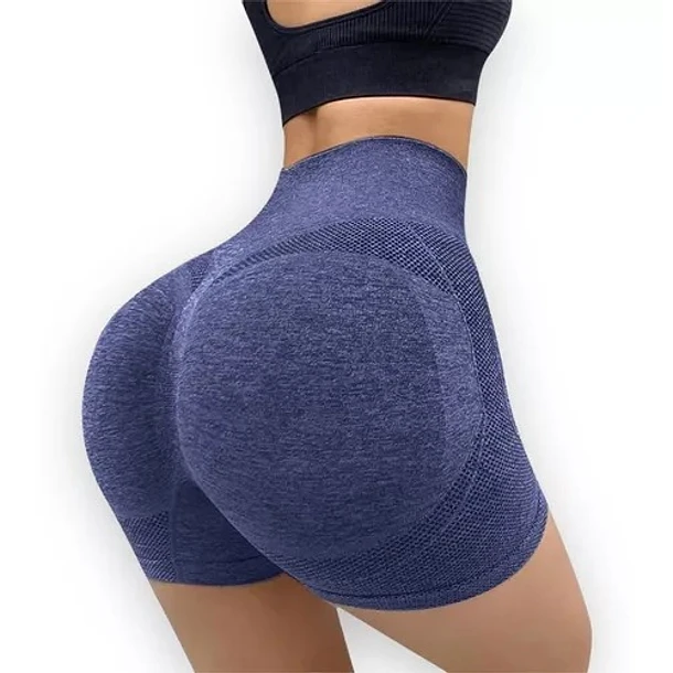 CALZAS DEPORTIVAS CORTAS SIN COSTURA EFECTO PUSH UP - 1