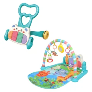 CAMINADOR GIMNASIO 2 EN 1 BEBES MUSICAL ALFOMBRA - 1