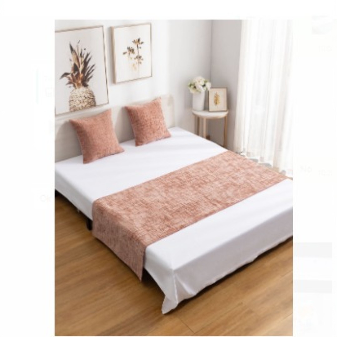 PIECERA SOLA DISEÑO CHENILLE CRUZ 70X210CM - 1