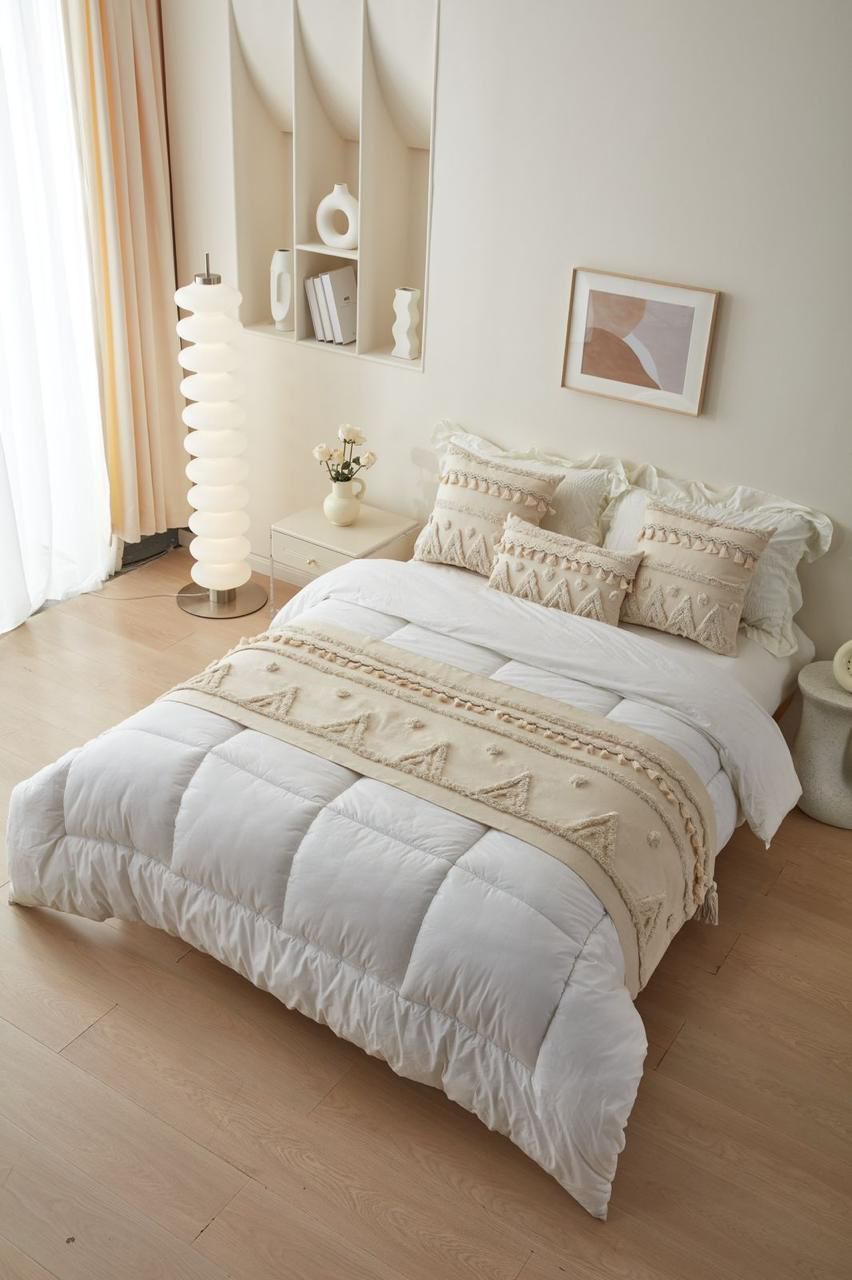 PIECERA NORDICA BOHO + 2 FUNDAS DE COJIN 2PLAZA/KING - 2