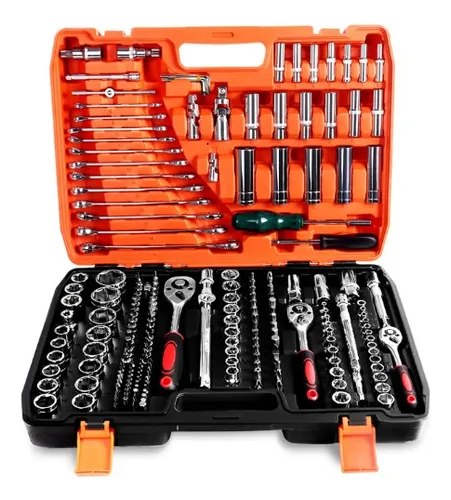 SET TUBOS CAJA 216 PIEZAS HERRAMIENTAS - 1