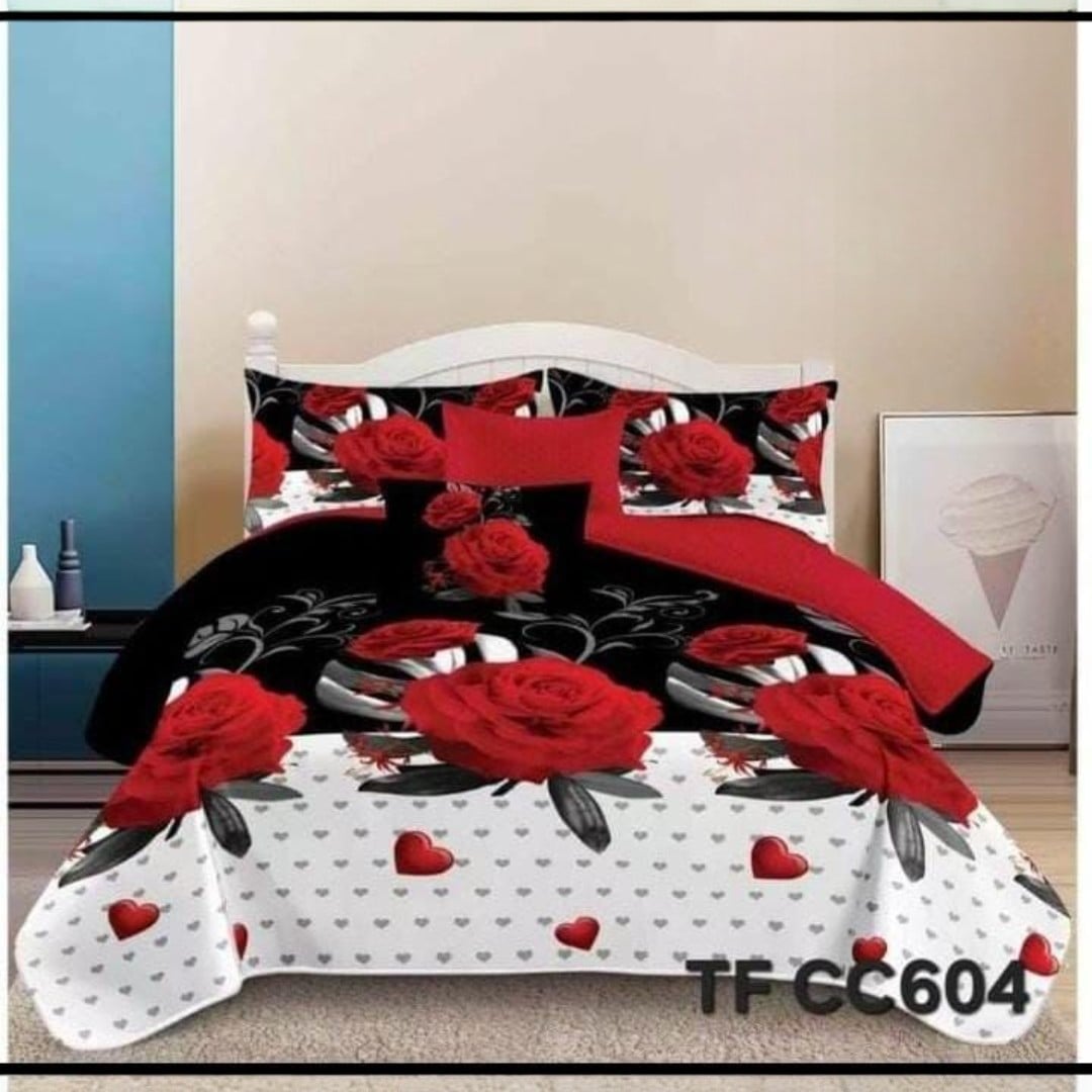 CUBRECAMA QUILT DE VERANO CON DISEÑO TF PLAZA Y MEDIA - 1