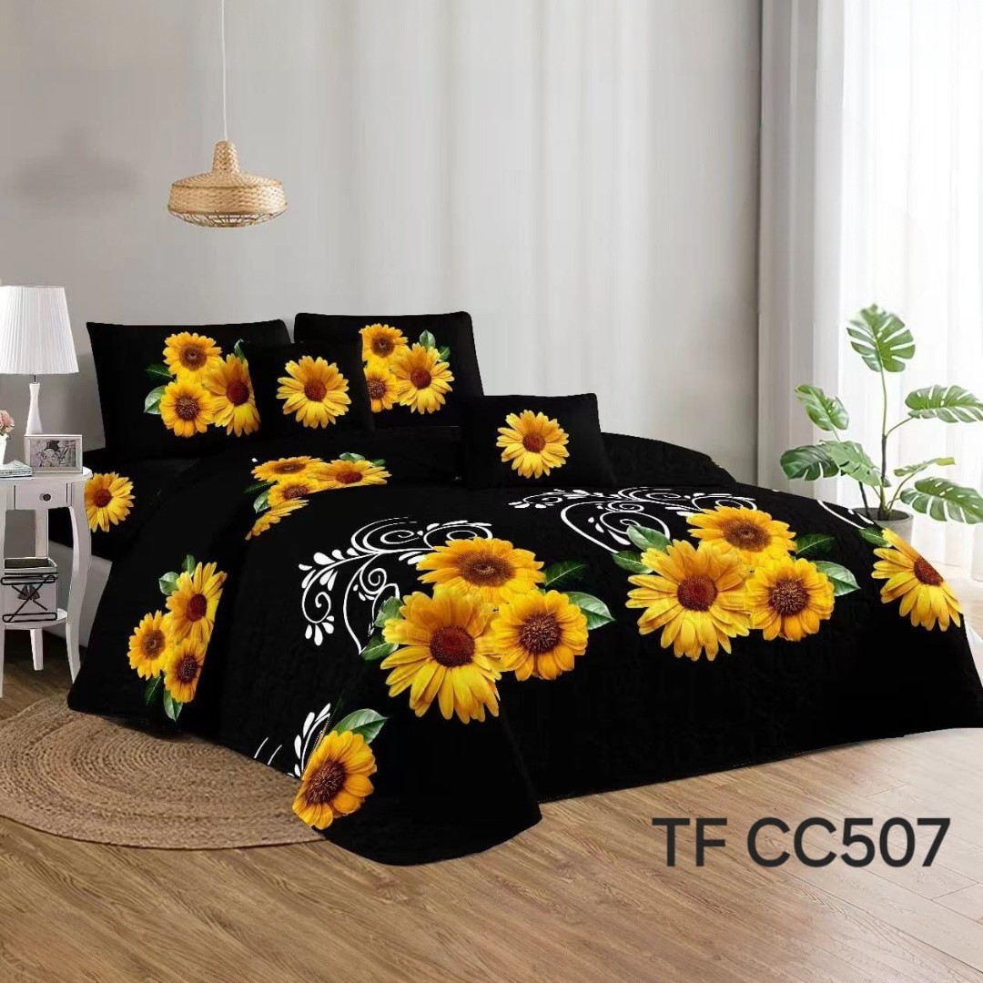 CUBRECAMA QUILT DE VERANO TF CON DISEÑO 2 PLAZAS - 1