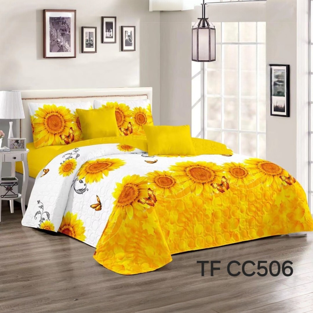 CUBRECAMA QUILT DE VERANO TF CON DISEÑO 2 PLAZAS - 1