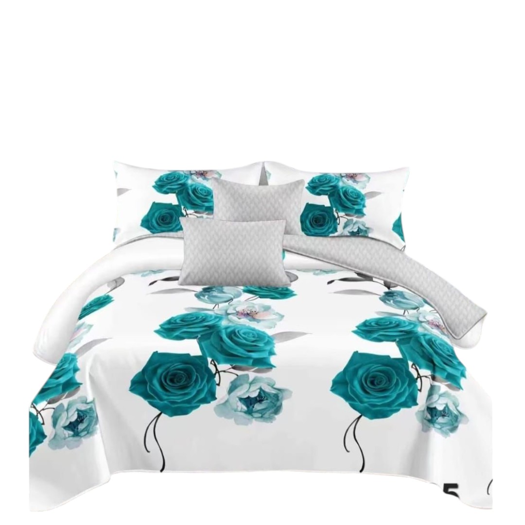 CUBRECAMA QUILT DE VERANO CON DISEÑO TF KING - 1