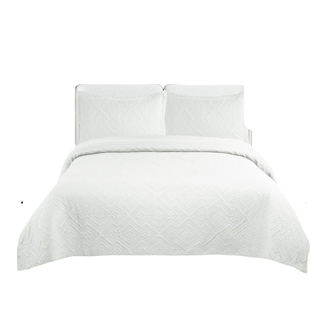 CUBRECAMA QUILT DE VERANO UNICOLOR TF 2P - 1