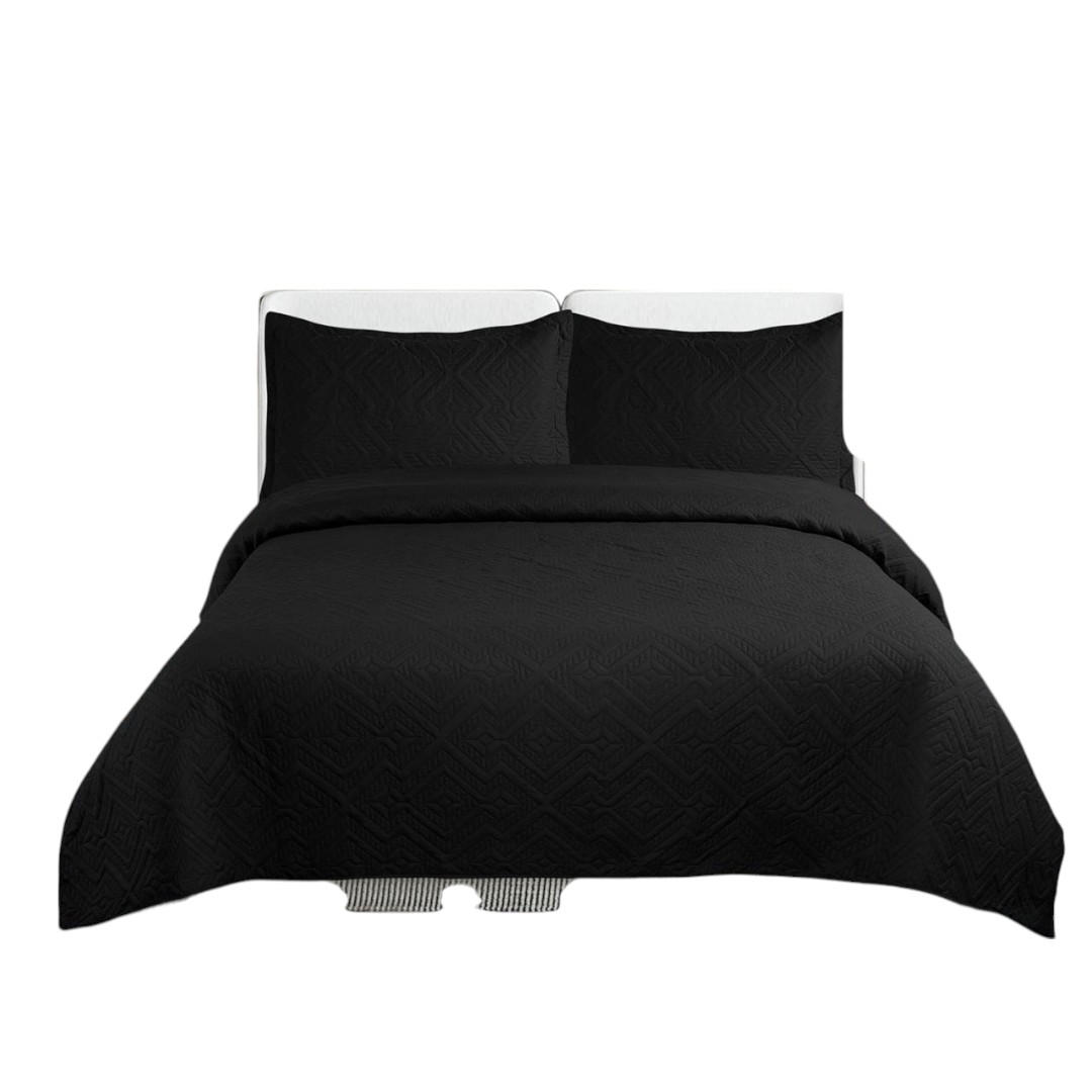 CUBRECAMA QUILT DE VERANO UNICOLOR TF KING - 1