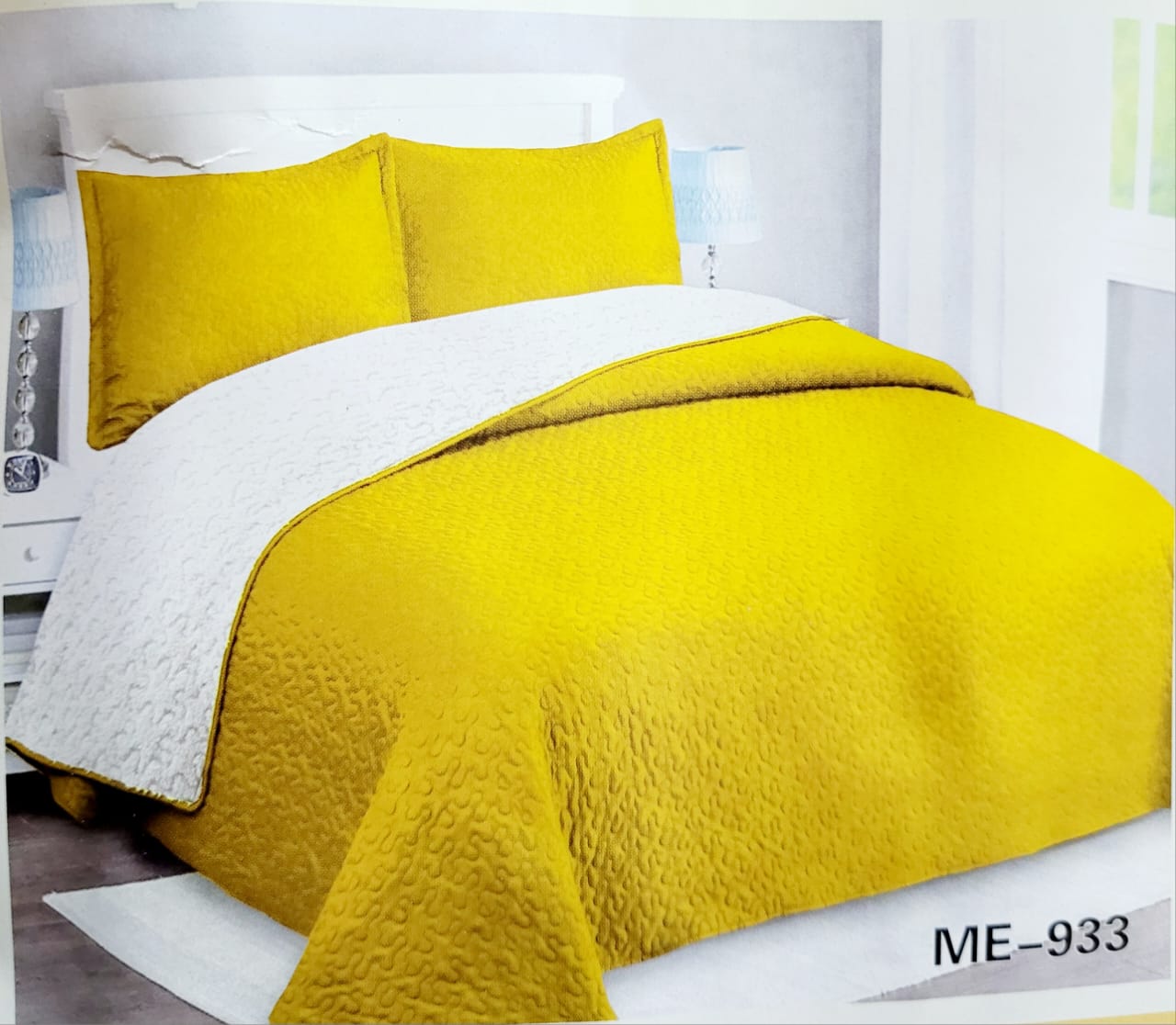 CUBRECAMA QUILT CON CHIPORRO UNICOLOR 1.5 - 1