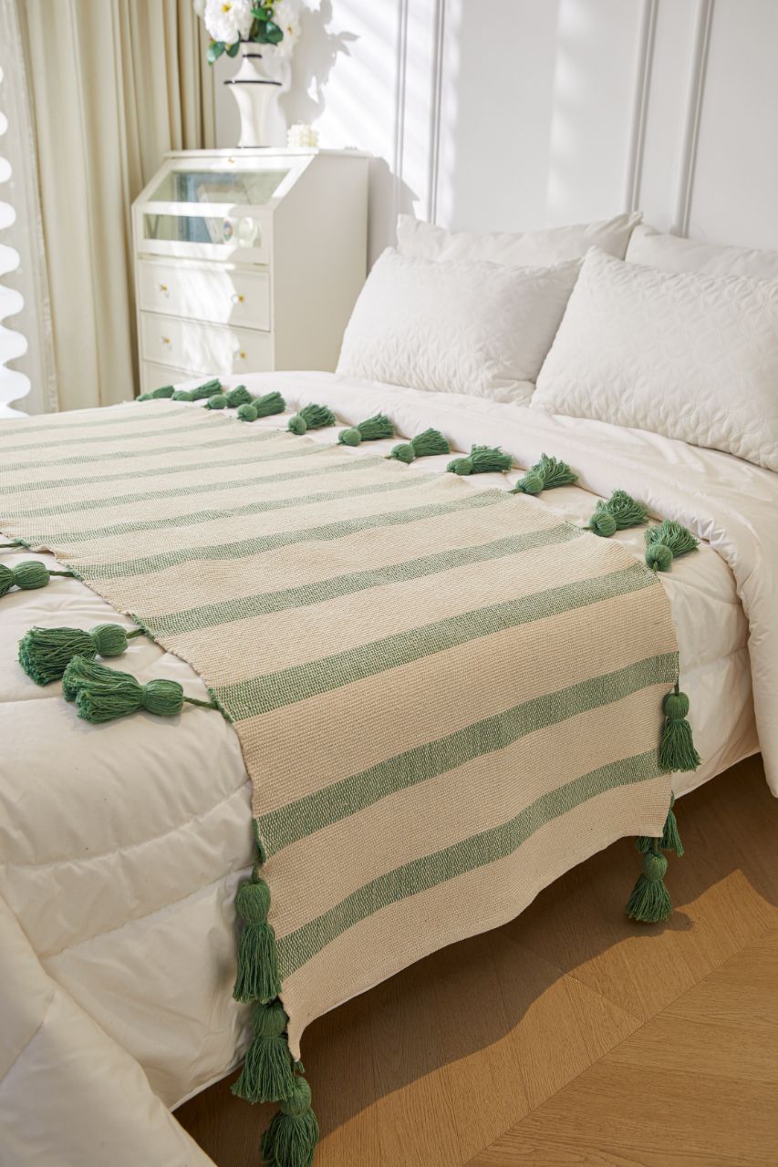 PIECERA CROCHE TEJIDA 70X210CM - 2