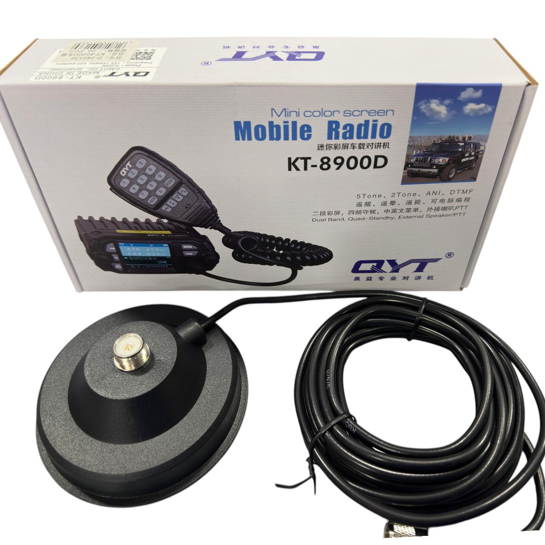 RADIO BASE PORTÁTIL QYT KT8900- VHF/UHF - 25 WATT - 1
