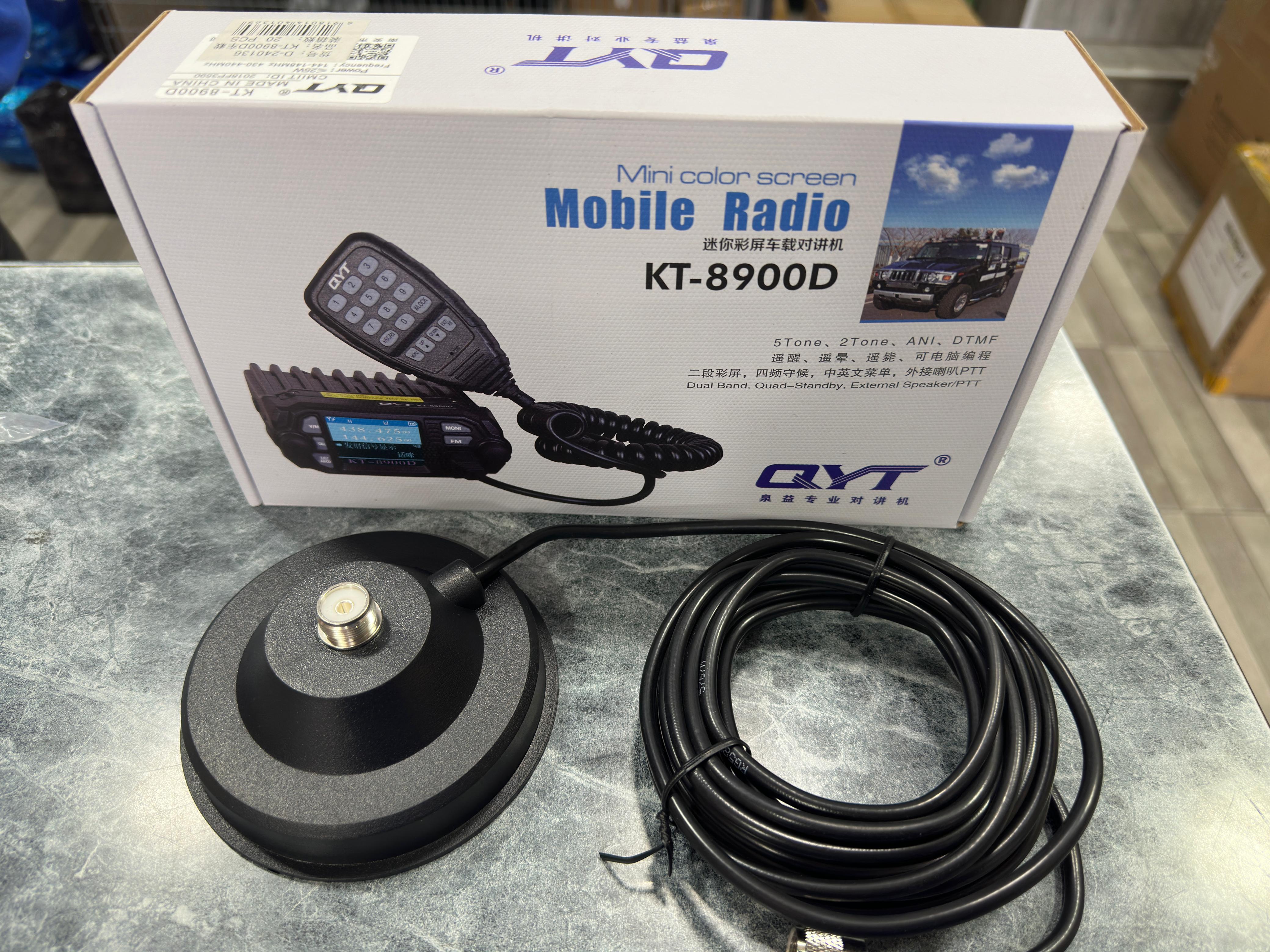 RADIO BASE PORTÁTIL QYT KT8900- VHF/UHF - 25 WATT - 2