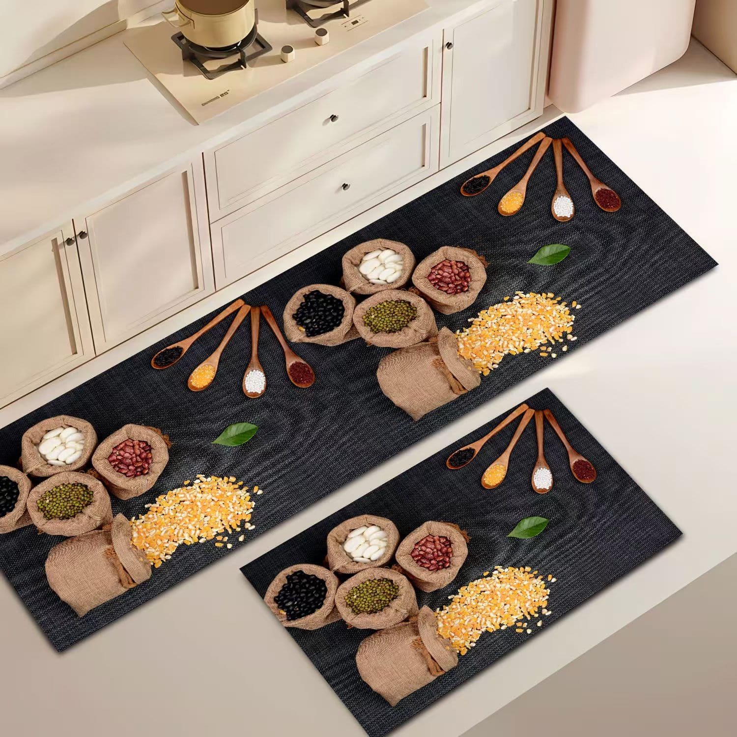 SET ALFOMBRA DE COCINA ANTIDESLIZANTE - 1