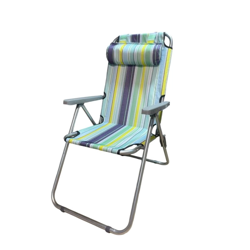 SILLA REPOSERA JARDIN PLAYA CAMPING PLEGABLE - 1