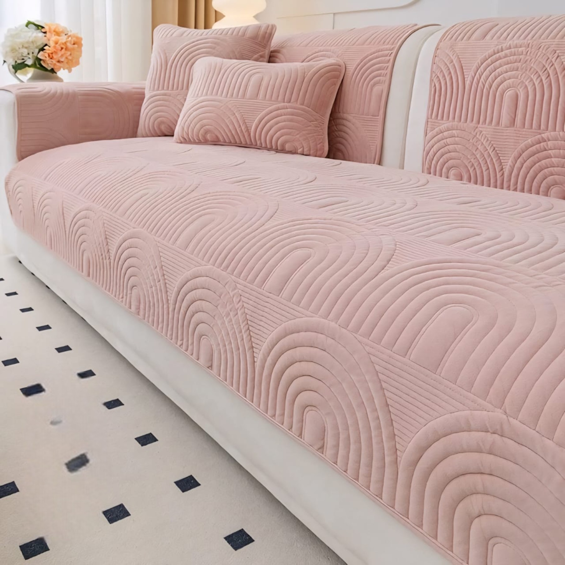 FUNDA DE SOFA MAT BORDADOS 2C 70X120CM - 1