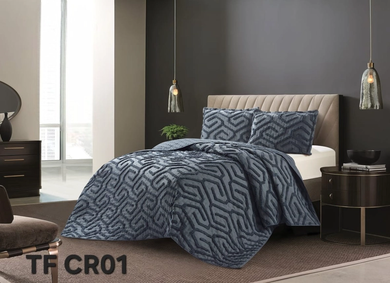 CUBRECAMA DE VERANO DISEÑO TUFTING KING - 1