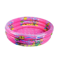 PISCINA INFLABLE ROSA 120X40CM - 1