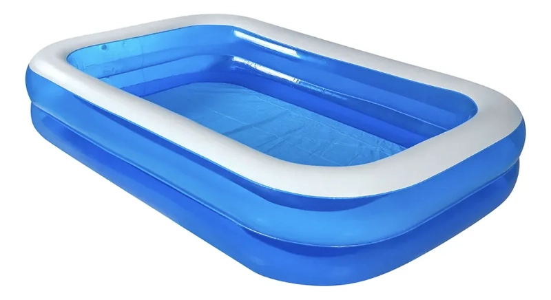 PISCINA RECTANGULAR INFLABLE 262MX175X51CM - 1