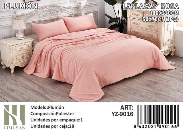 PLUMON SEMI ACOLCHADO IMUSSA 1.5 180X220CM - 1