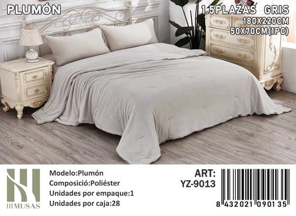PLUMON SEMI ACOLCHADO IMUSSA 1.5 180X220CM - 1
