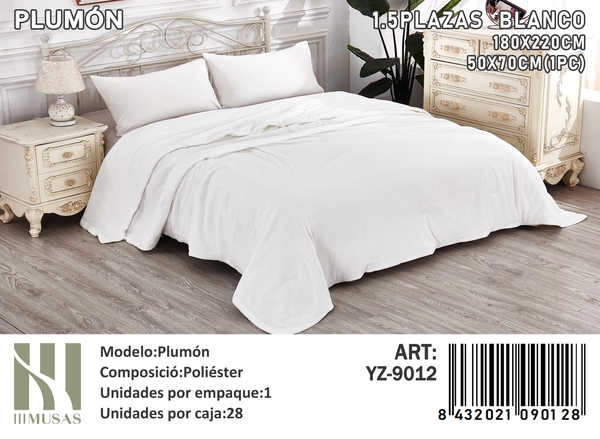 PLUMON SEMI ACOLCHADO IMUSSA 1.5 180X220CM - 1